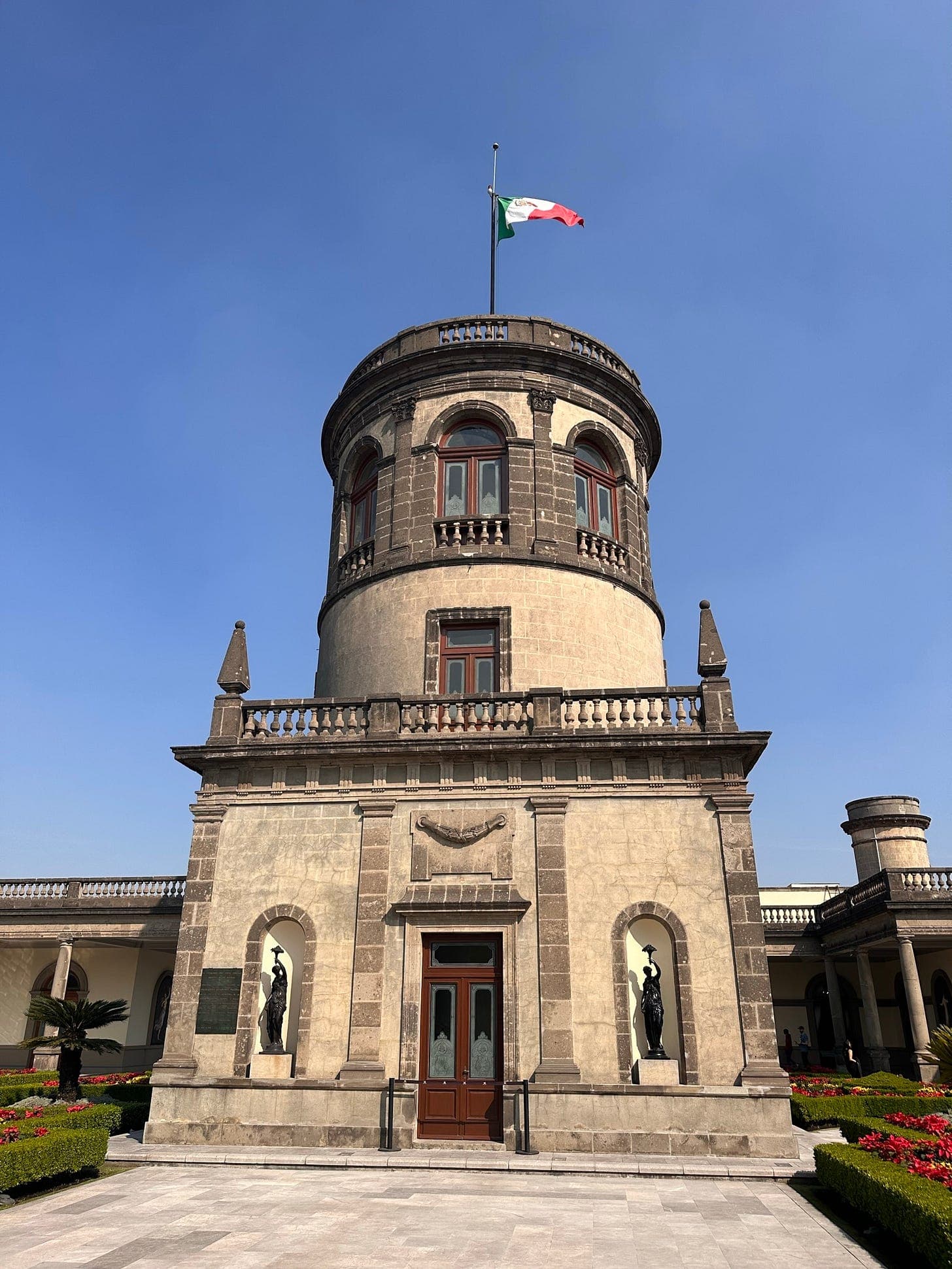Our visit to the watchtower, or Caballero Alto, at Castillo de Chapultepec