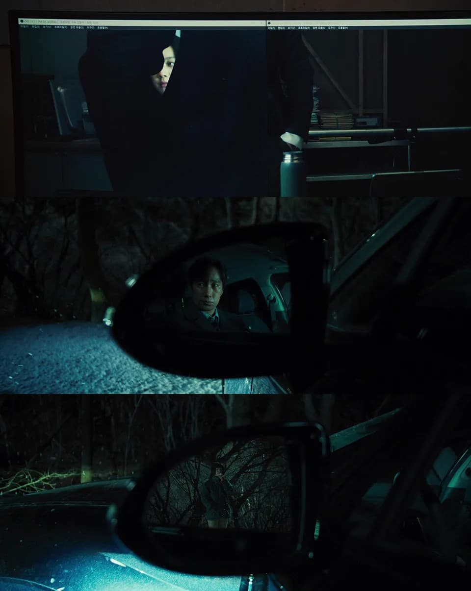 After the 'shattering', the mirroring is disrupted